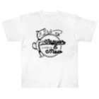 Jaguar E Mowのカエルネコ ヘビーウェイトTシャツ