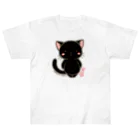 MarchenCatののほほんネコさん【カンクロウ】 ヘビーウェイトTシャツ