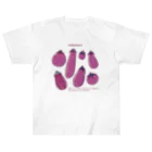 Aランチサラダ付SHOPの夏のeggplantさん2 ヘビーウェイトTシャツ