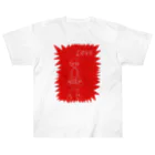 寿々木ここねのlove fight Heavyweight T-Shirt