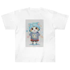 ka-washopのハムちゃりcuteグッズ ヘビーウェイトTシャツ