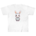 Vasetti_pressのパーカーを着ているうさぎちゃん Heavyweight T-Shirt