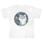 まりもの宇宙ユキヒョウ Heavyweight T-Shirt