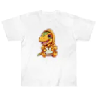 Vasetti_pressのパーカーを着たティラノサウルス Heavyweight T-Shirt