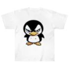 スバルSUZURI店のnaughty penguin 01 Heavyweight T-Shirt