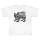 segasworksのふわふわの仔猫 ヘビーウェイトTシャツ