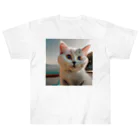 ちゅんきちショップの癒やしの子猫　イラストグッズ Heavyweight T-Shirt