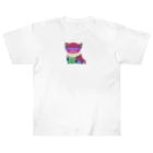 bokenasuの幸運を呼ぶ⁈虹色ネコ助 Heavyweight T-Shirt