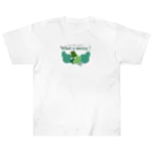 It's a small world_Haggyの草生えた越えて苔むした ヘビーウェイトTシャツ