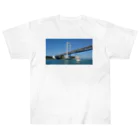 kokyu.jpの鳴門海峡大橋か瀬戸大橋（たぶん鳴門海峡大橋） ヘビーウェイトTシャツ