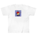 satomatoのイラストのギターを弾くトマトくん Heavyweight T-Shirt