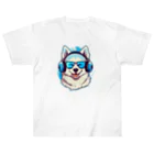 dogsdream8246の夏楽ハスキー ヘビーウェイトTシャツ