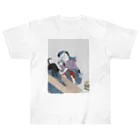 keeeeeep smilingの洗濯を愛してる猫 Heavyweight T-Shirt