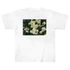 bitpiyoの黄色い薔薇の花 Heavyweight T-Shirt