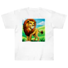 どうぶつの森の勇ましいライオン Heavyweight T-Shirt
