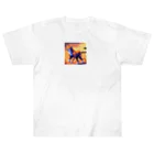 Useponzooのピクセルアート　チーター Heavyweight T-Shirt