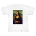 DRIPPEDのモザイクの女性 -the Mona Lisa モナ・リザ- ヘビーウェイトTシャツ