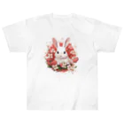 Mingle~DOPの桜シリーズ～うさぎ Heavyweight T-Shirt