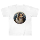 Sheltie Chic Creationsのシェルティ３３ ヘビーウェイトTシャツ