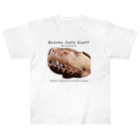 buncho_osaka dot-kitchenの文鳥カフェスタッフTシャツ／文鳥会議 Heavyweight T-Shirt