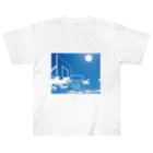 y_s_k_の青空とバスケットゴール Heavyweight T-Shirt