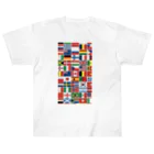 KOUJI NET ORIGINAL SHOPの世界の国旗 ヘビーウェイトTシャツ