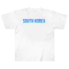 ON NOtEの大韓民国 ロゴブルー ヘビーウェイトTシャツ