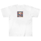 NYNANTのワンちゃん　ハート柄　 Heavyweight T-Shirt