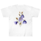 Atelier Petrichor Forestのキキョウ Chinese bellflower Heavyweight T-Shirt