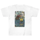 JapaneseArt Yui Shopの亀蟹合戦 Heavyweight T-Shirt