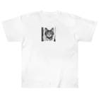 teru8376のイラスト　猫 Heavyweight T-Shirt