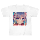 samefudeのAI美少女コレクション ヘビーウェイトTシャツ