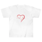 599245の心拍数heart ヘビーウェイトTシャツ