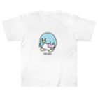 妻はペンギンのねらす ヘビーウェイトTシャツ