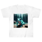 人魚の夢の新種発見ヤドクガエル Heavyweight T-Shirt