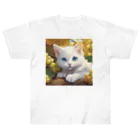 yoiyononakaの葡萄畑の番猫02 Heavyweight T-Shirt