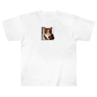 kindonesiaのドット絵のマンチカン Heavyweight T-Shirt