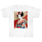 wawomotsuのJapanese Courtesan Bloom Tee ”Geisha” ヘビーウェイトTシャツ