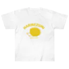 fashion animal  kingdomの黄色いハリネズミ ヘビーウェイトTシャツ
