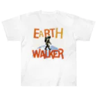 FOOF DESIGN のEARTH WALKER （地球歩行士）【英語バージョン】 ヘビーウェイトTシャツ