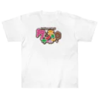 串カツワールドの串カツの妖精クシニョロ（クシニョロワールド） ヘビーウェイトTシャツ