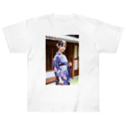 AmeJapanのai美女×浴衣 ヘビーウェイトTシャツ