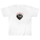 Love and peace to allの鉄の心臓が欲しい Heavyweight T-Shirt