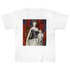 世界美術商店の聖母子と天使たち / Virgin and Child Surrounded by Angels Heavyweight T-Shirt