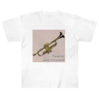 TOMATO913のFavorite wind instrument ～Trumpet～ ヘビーウェイトTシャツ