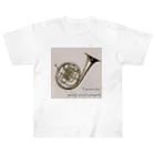 TOMATO913のFavorite wind instrument ～Horn～ Heavyweight T-Shirt