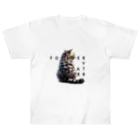 chubby the catのforever y cat lover01 ヘビーウェイトTシャツ