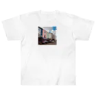 HanaeのNotting Hillの街並み ヘビーウェイトTシャツ