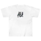 猫の森の開発者猫 Heavyweight T-Shirt