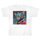 629_CAT_ARTのカラフルメカキャット Heavyweight T-Shirt